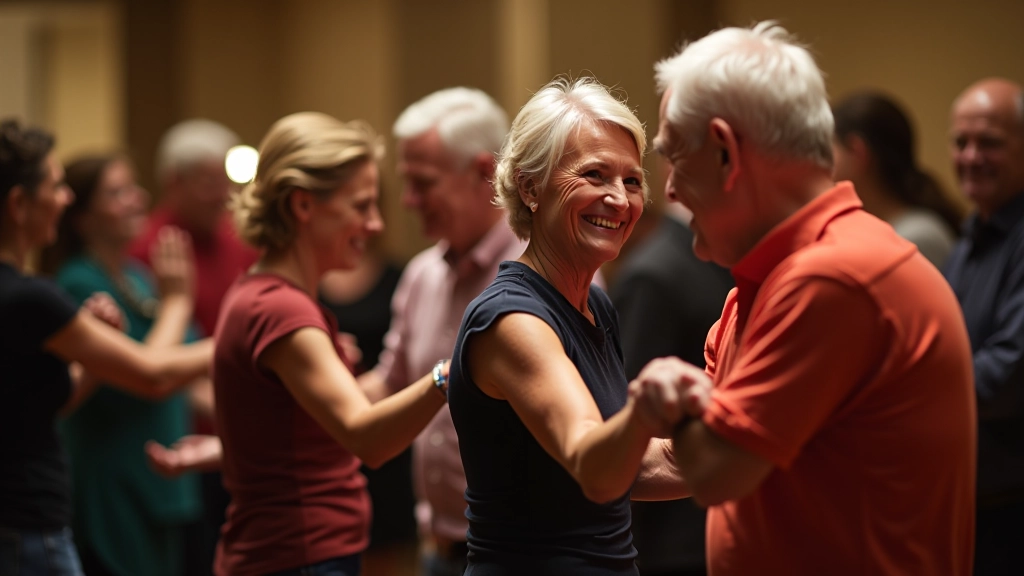 Community dance gathering across multiple cities